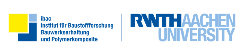 Logo der RWHT Aachen University und und ibac – Institut für Baustoffforschung Logo der RWHT Aachen University und und ibac – Institut für Baustoffforschung