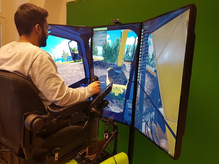 Simulator für Bergbaubetriebsmittel 