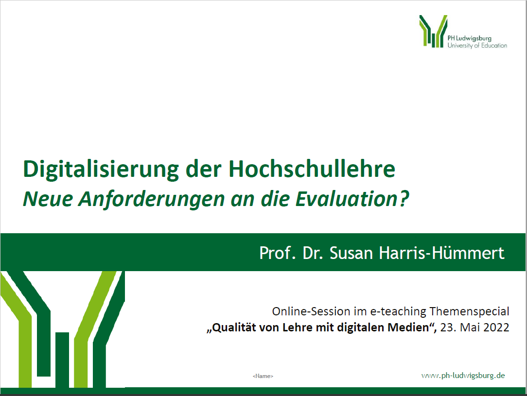 Folien: Prof. Dr. Susan Harris-Huemmert