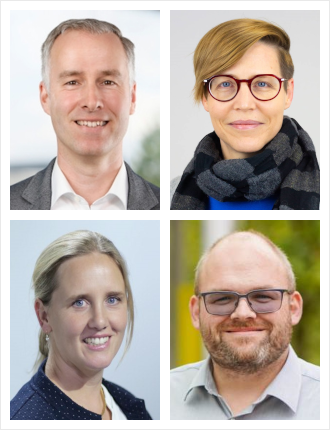 Dr. Björn Fisseler, Katrin Lux, Dr. Sarah Voß-Nakkour und Michael Johannfunke Dr. Björn Fisseler, Katrin Lux, Dr. Sarah Voß-Nakkour und Michael Johannfunke