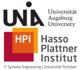 uni augsburg hasso plattner 150 Logo Hochschule