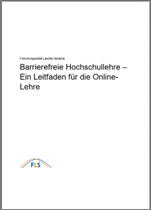 Buchcover: Leitfaden Barrierefreie Hochschullehre