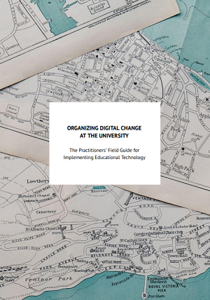Buchcover "Organizing digital change at the university"