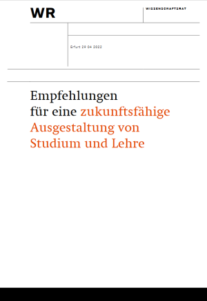 Logo: Wissenschaftsrat : Empfehlung für eine zukunftsfähige Ausgestaltung von Studium und Lehre Logo: Wissenschaftsrat : Empfehlung für eine zukunftsfähige Ausgestaltung von Studium und Lehre