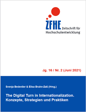 Neue Ausgabe der ZFHE (16/2) erschienen: „The Digital Turn in Internationalization“ Titelblatt der ZFHE-Ausgabe