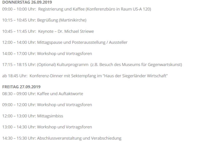 Programm ePS 2019