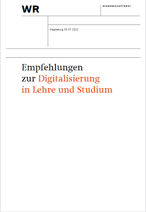 Titelblatt: Empfehlungen zur Digitalisierung in Lehre und Studium