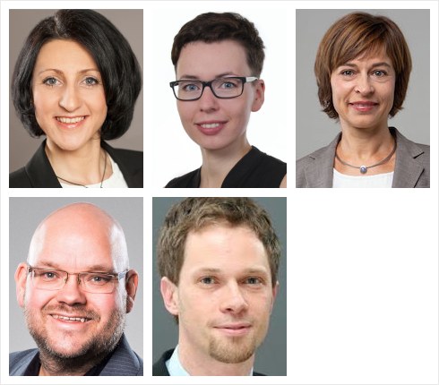 Prof. Dr. Ilona Buchem, Marie Hennings, Dr. Martina Mauch (alle Beuth HS für Technik Berlin), Dr. Tobias Thelen (Univ. Osnabrück), Dr. Klaus Wannemacher (HIS-HE)