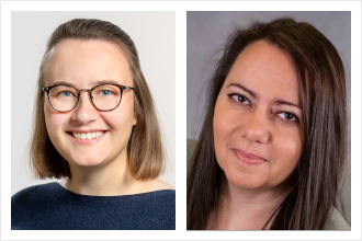 Portraitbilder von Fiona Hellmundt und Sabine Römer
