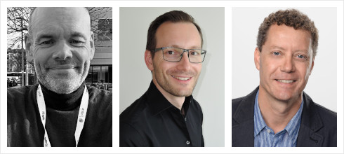 Priv.-Doz. Dr. Martin Ebner (TU Graz), Mag. Dr. Stefan Pasterk (Univ. Klagenfurt) und Prof. Dr. Manfred Pfiffner (PH Zürich / Univ. Graz)