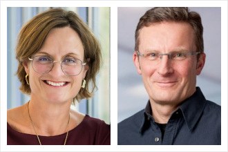 Interview mit FH-Prof.in Mag.a Dr.in Silke Preymann und Prof. Dr. Frank Linde Fotos von FH-Prof.in Mag.a Dr.in Silke Preymann und Prof. Dr. Frank Linde