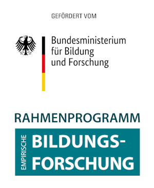 Logo "Projekt gefördert durch das BMBF im Rahmenprogramm Bildungsforschung"