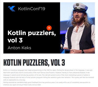 kotlin-puzzlers_400.png Abb. 2: Beispielvideo zu Kotlin Puzzlers