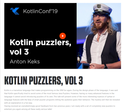 Abb. 2: Beispielvideo zu Kotlin Puzzlers