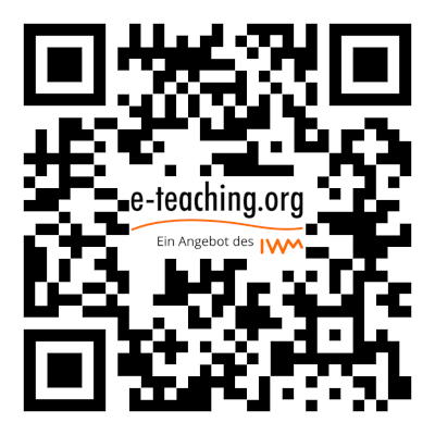 QR-Code zu e-teaching.org