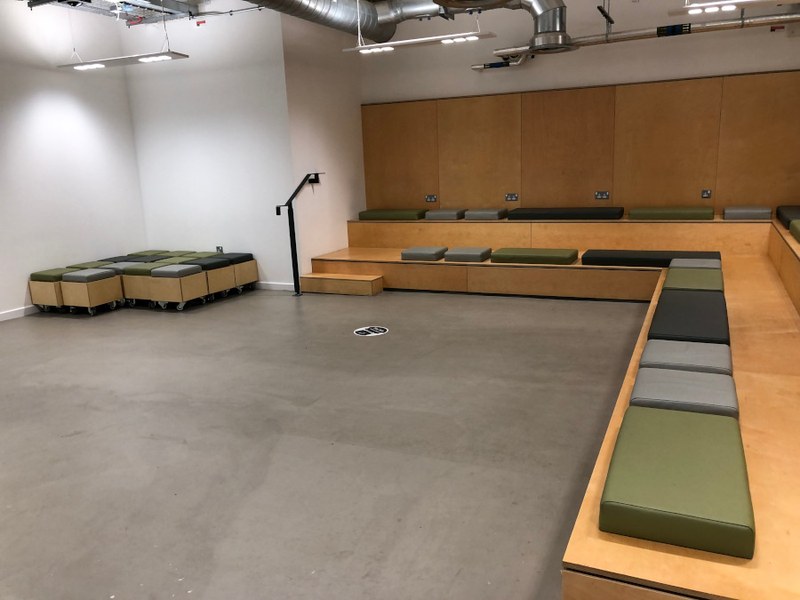 Mini-Tribüne an der University of Strathclyde