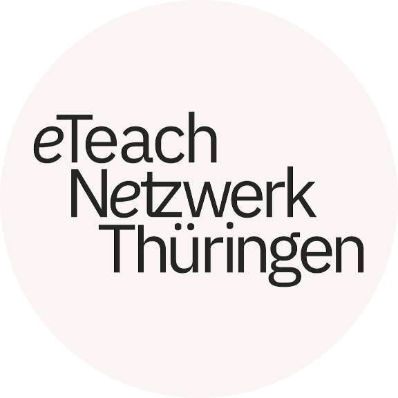 eTeach_Logo_offblack_offwhite_rund1.png Logo der Landesinitiative