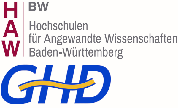 Logo: HAW BW Digital (oben) und GHD (unten)
