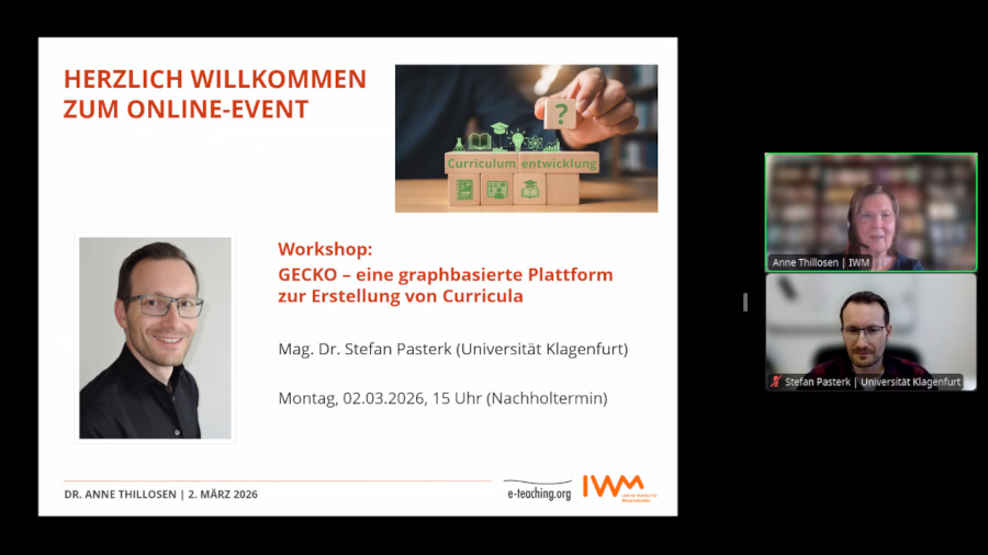 Bild zum Verweis auf 'GECKO – eine graphbasierte Plattform zur Erstellung von Curricula'