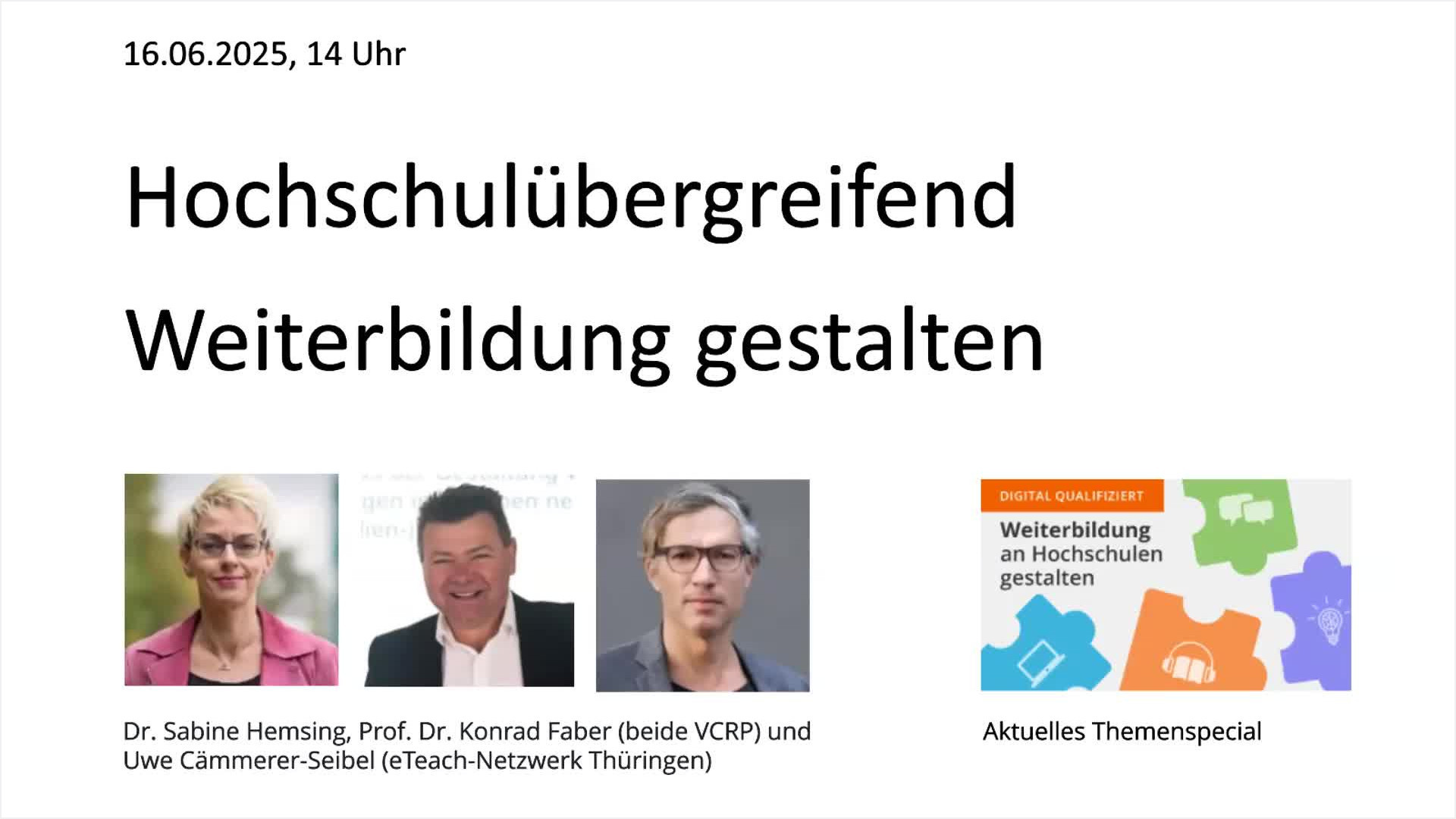Bild zum Verweis auf 'Hochschulübergreifend Weiterbildung gestalten'